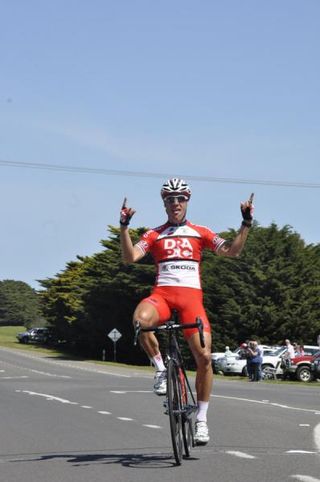Floris Goesinnen (Drapac) makes it two from two with his win in the Shipwreck Coast
