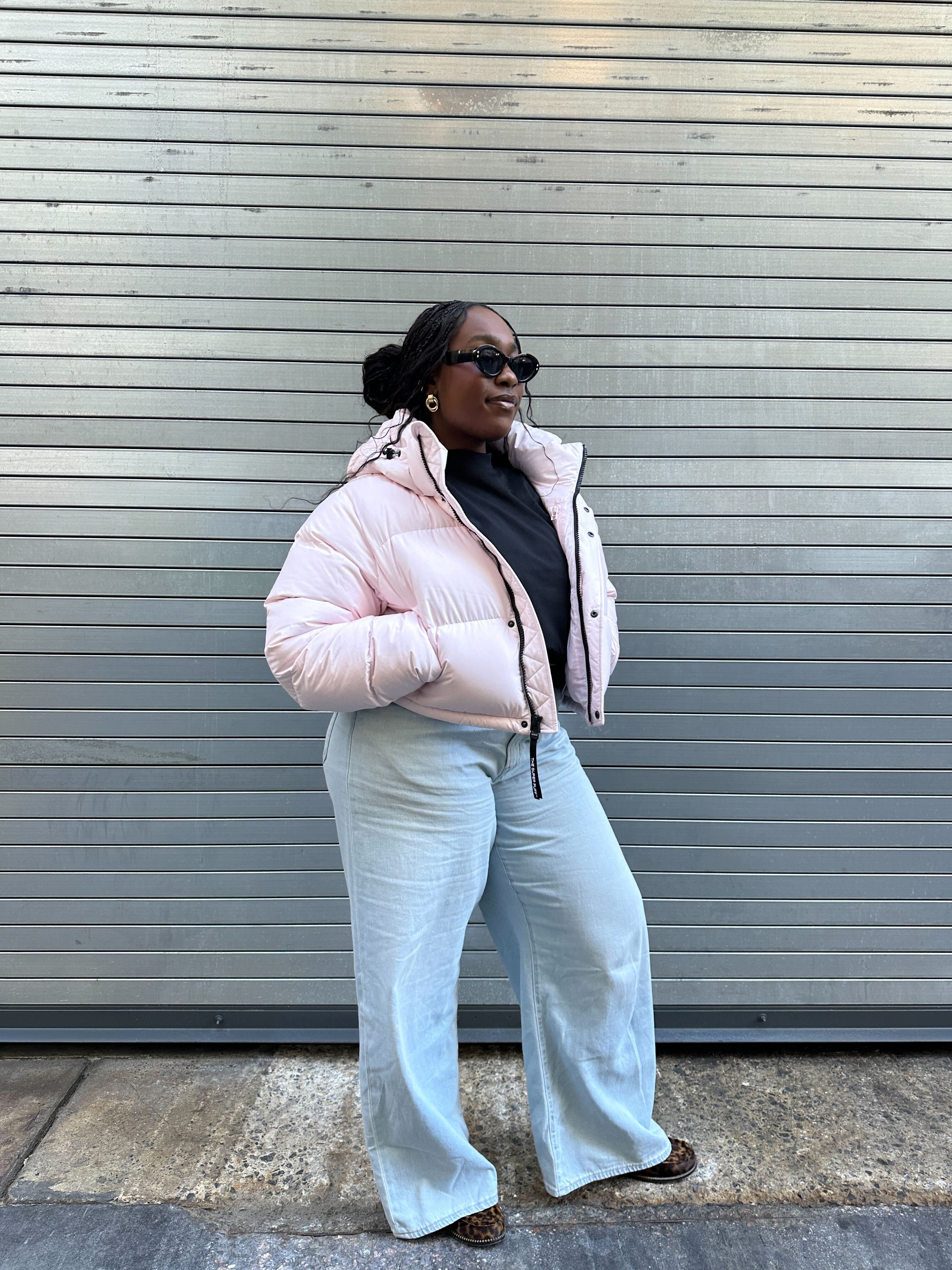 Who What Wear editors reviewing the Aritzia Super Puff.