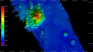 newly discovered Pacific Ocean seamount.