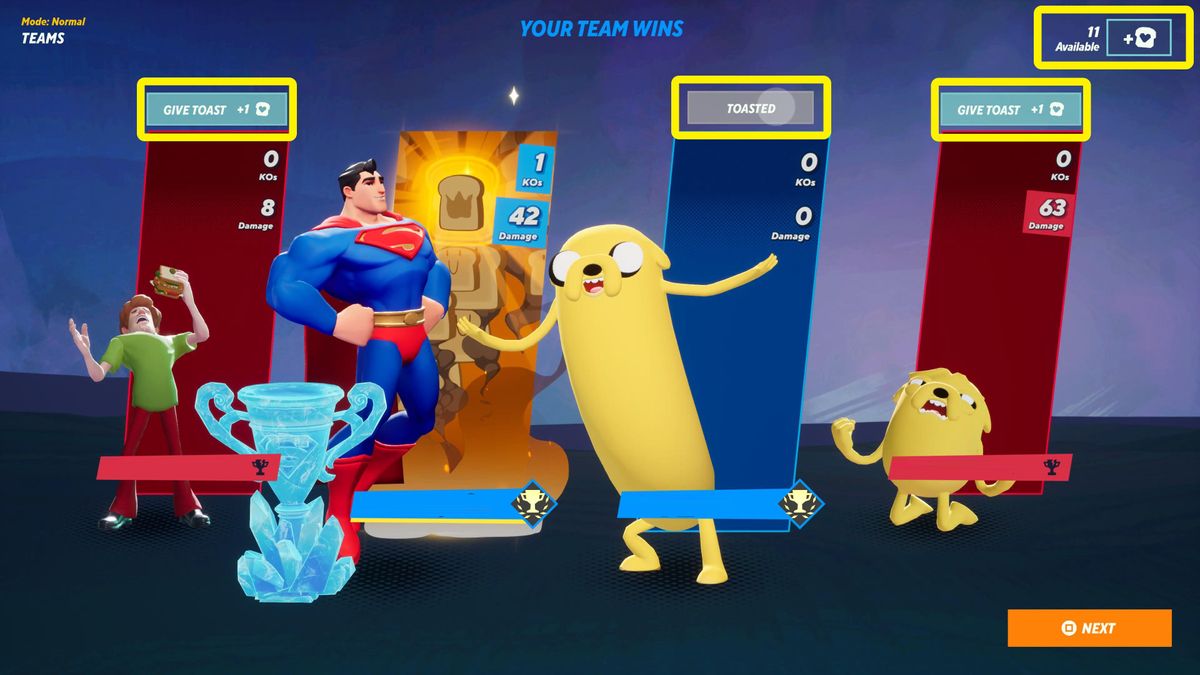 Multiversus Toast and toasting players explained GamesRadar+