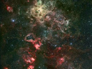 Portrait of a Dramatic Stellar Crib Tarantula Nebula