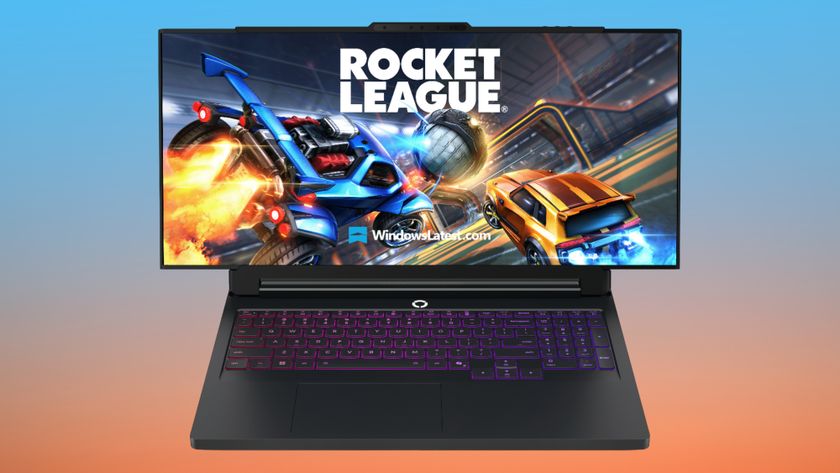Lenovo Legion Pro rollable gaming laptop leaked image on colored background
