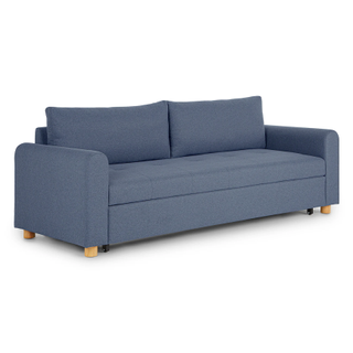 grayish blue sleeper sofa