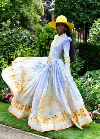 Eunice Olumide attends day one of Royal Ascot 2023 at Ascot Racecourse