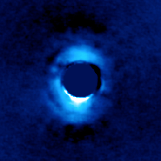 Planet-forming material at HD 141569A