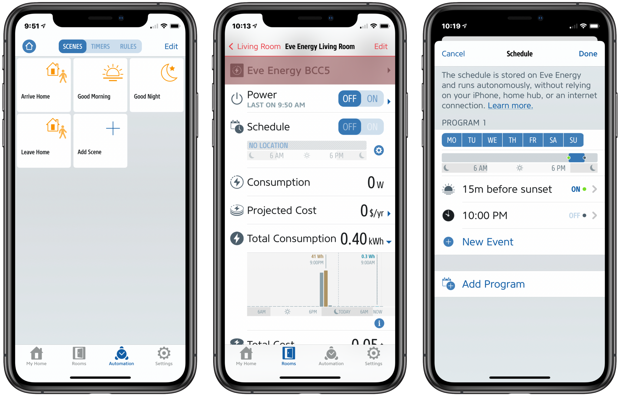 Eve Energy Smart Plug And Power Meter Eve App