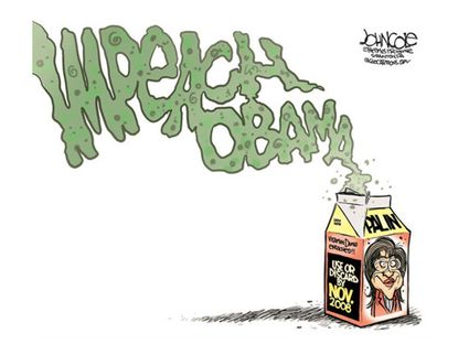 Political cartoon Sarah Palin