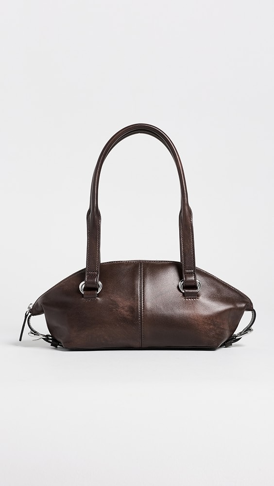 Hester Mini Shoulder Bag - Espresso Distressed