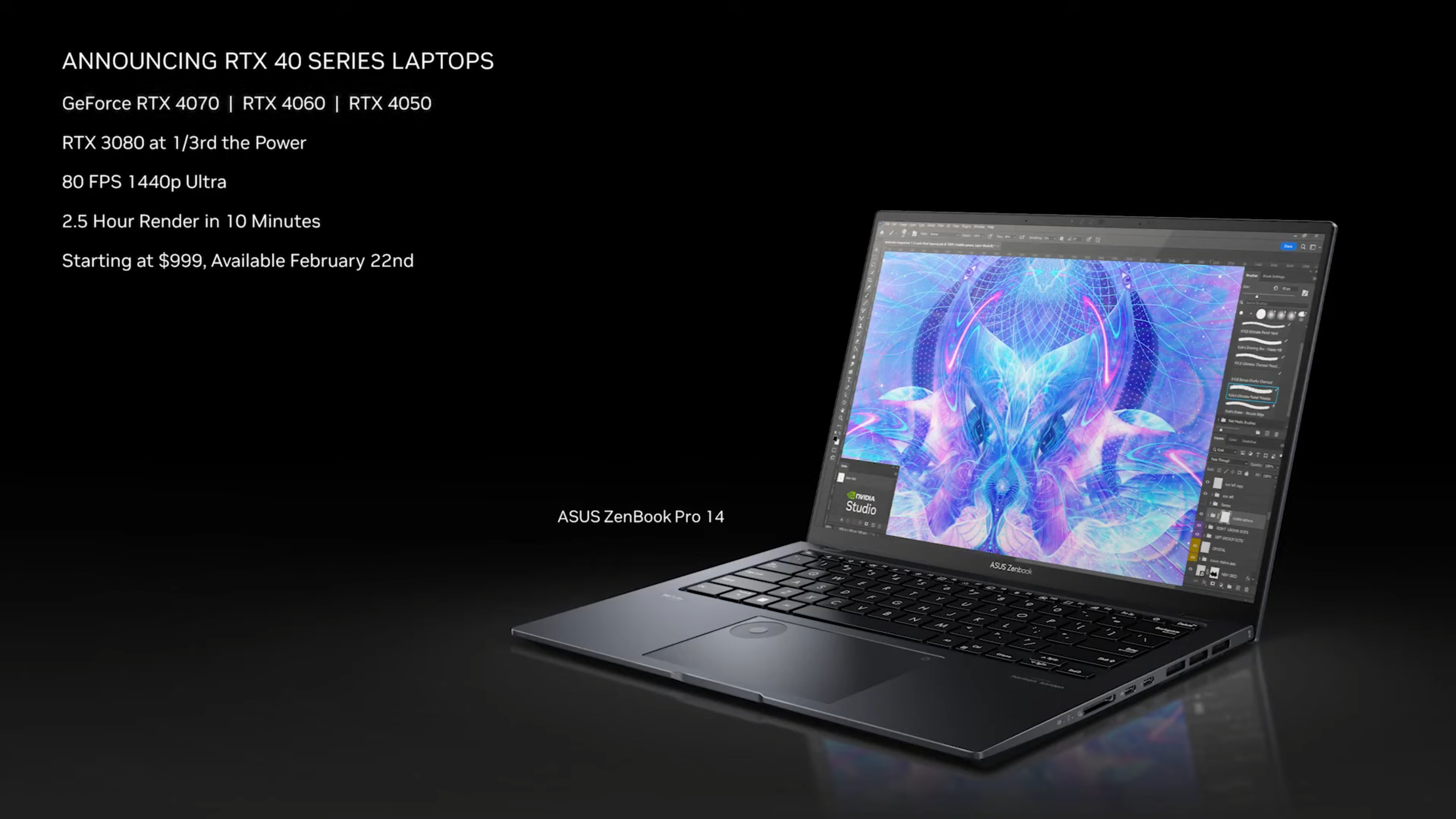 Nvidia CES 2023, RTX 4070, 4060, and 4050 laptops
