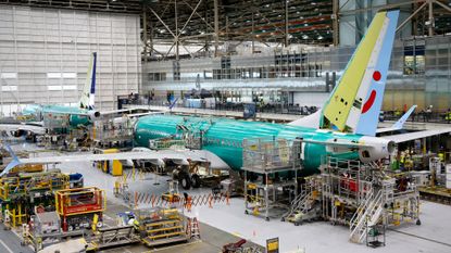 Boeing assembly plant in Renton, Washington