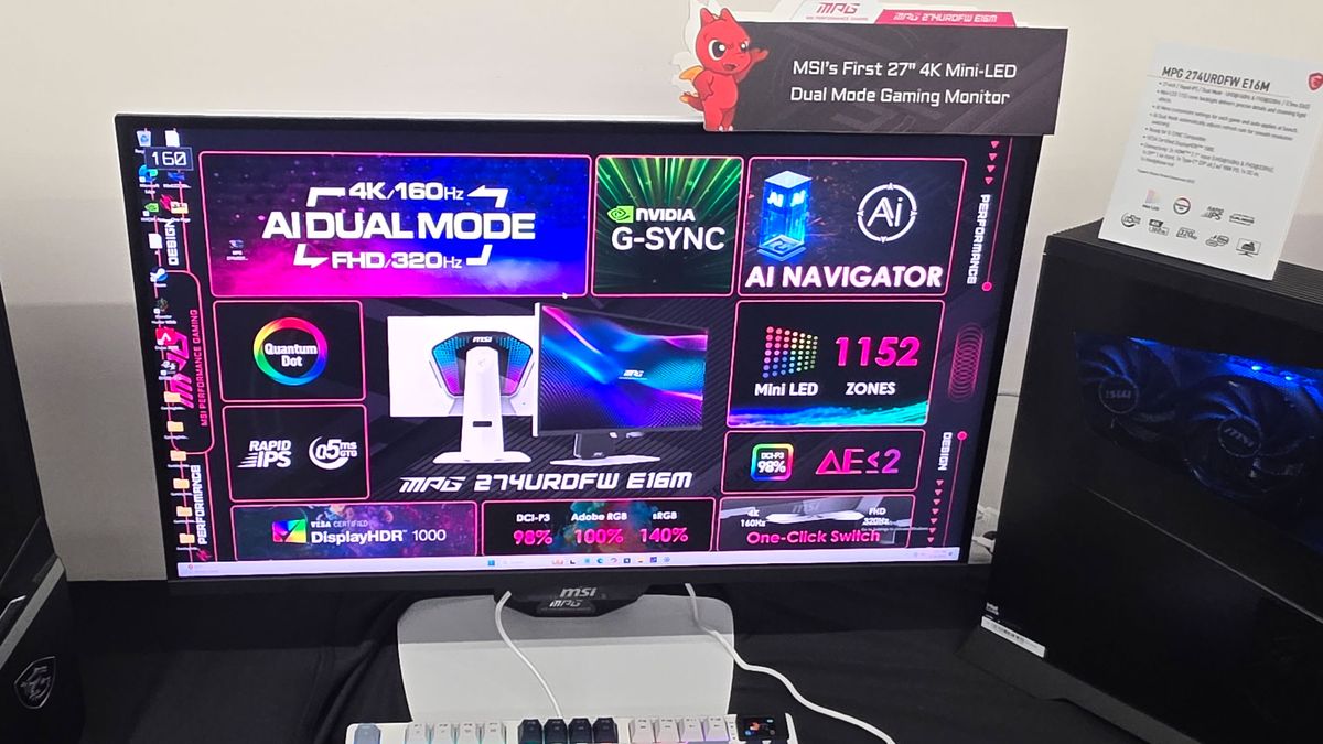MSI Monitors at Computex 2025