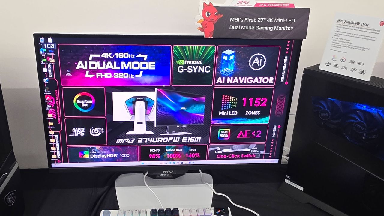MSI Monitors at Computex 2025