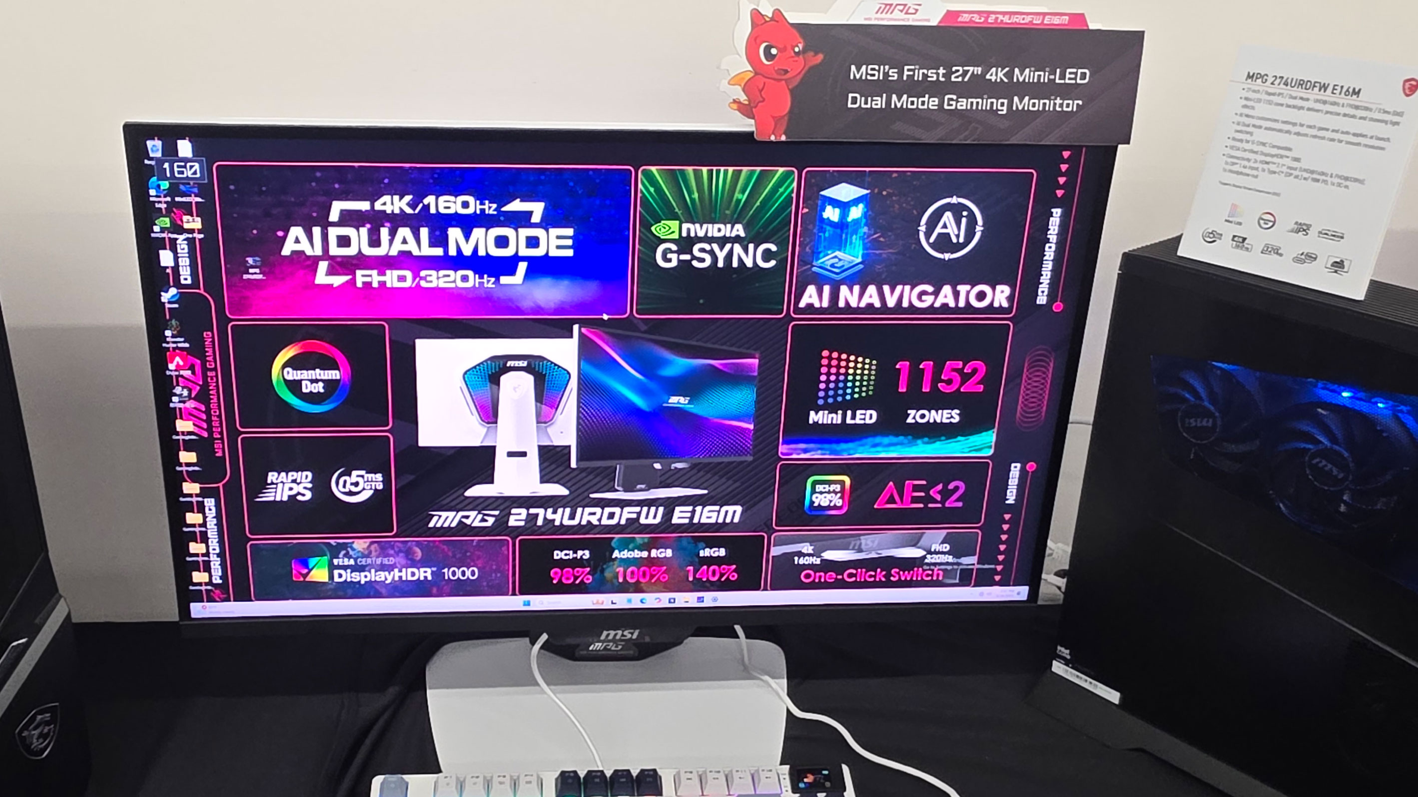 MSI Monitors at Computex 2025