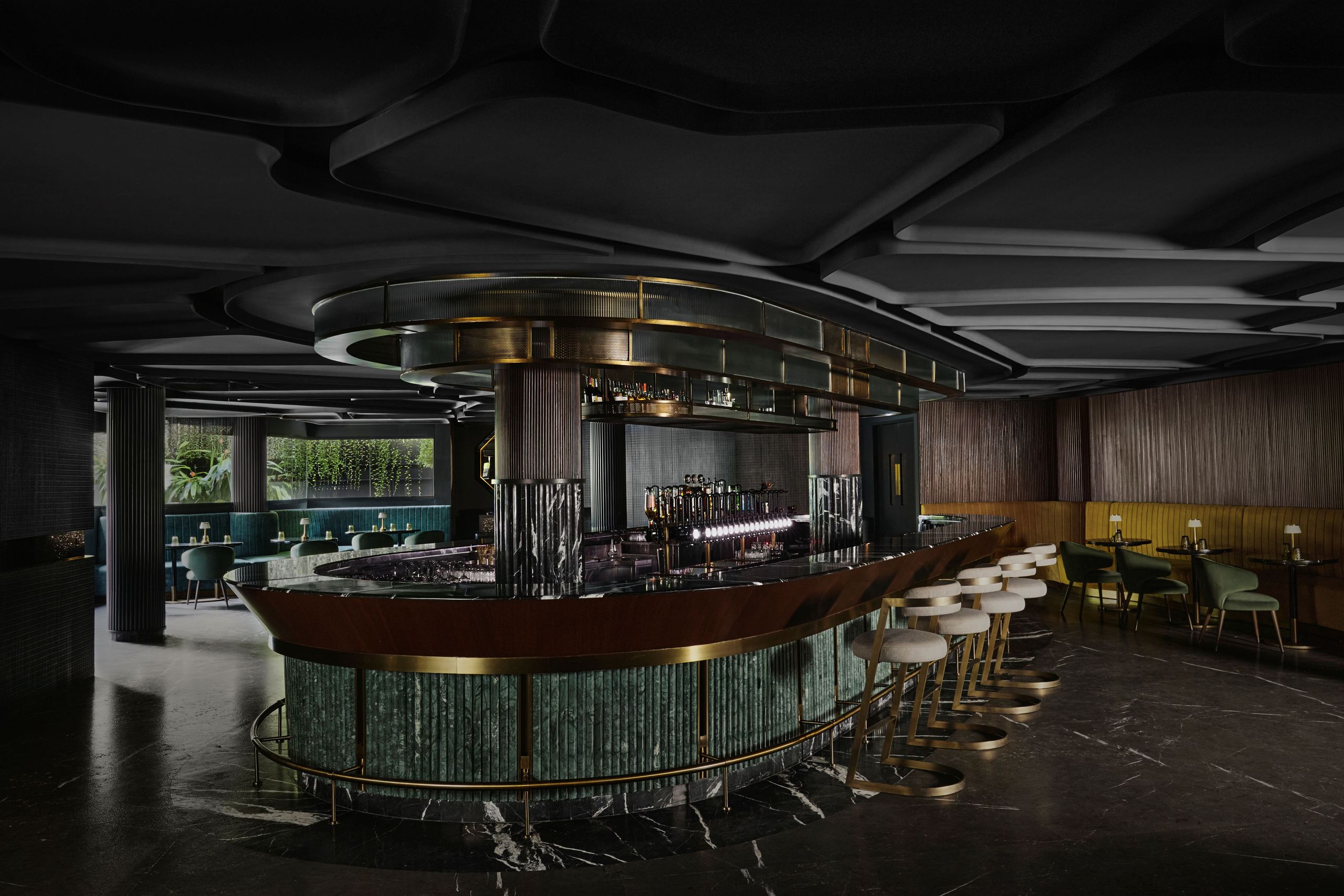 Descend into Qode, Hyderabad’s new marble-lined basement bar