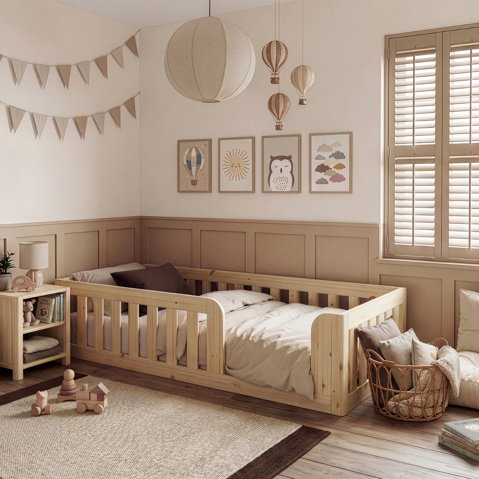 ROOMIX Transition Toddler Bed
