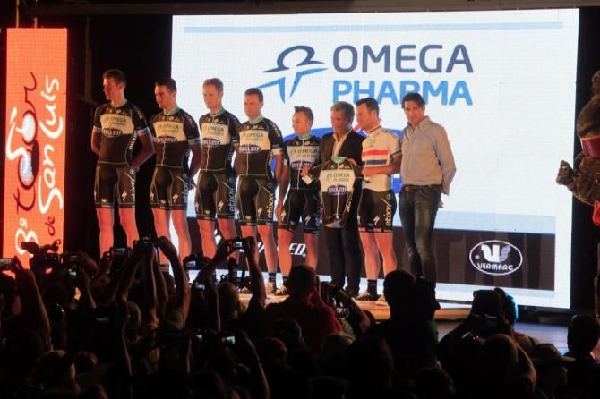 Omega Pharma-Quick Step with Mark Cavendish