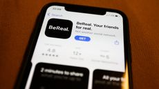 The BeReal app is displayed on a phone screen