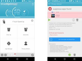 best android cleaner app: droid optimizer