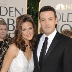 Jennifer Garner and Ben Affleck on the red carpet at the 2007 Golden Globe Awards