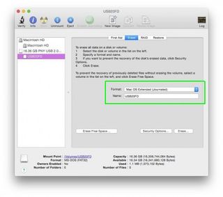 combine to mac os extended journaled