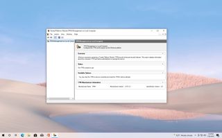 Windows 10 Ελέγξτε την υποστήριξη TPM 2.0