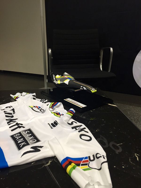 Sagan gets his own custom finish Scratch saddle