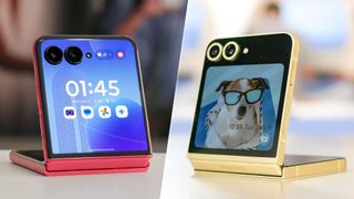 Razr Ultra 2025 vs Galaxy Z Flip 6.