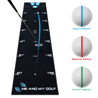 Me And My Golf Breaking Balls Putting Mat