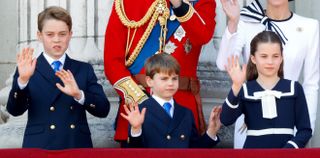 Prince George, Princess Charlotte, and Prince Louis at Trooping the Colour