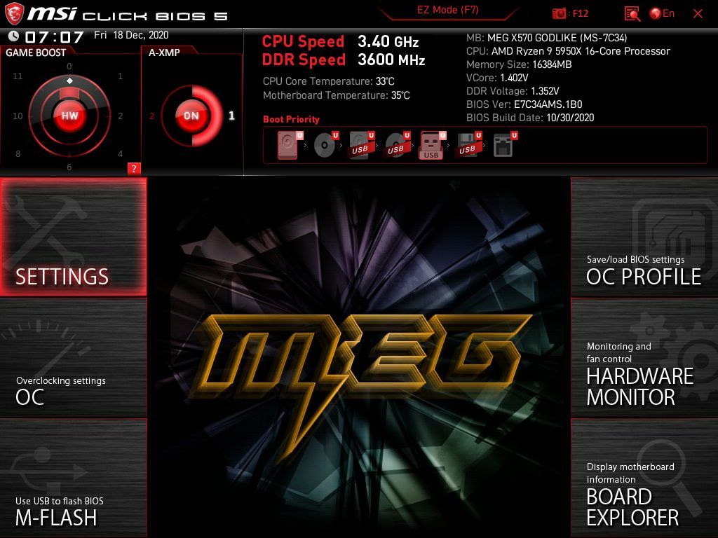 MSI X570 Godlike
