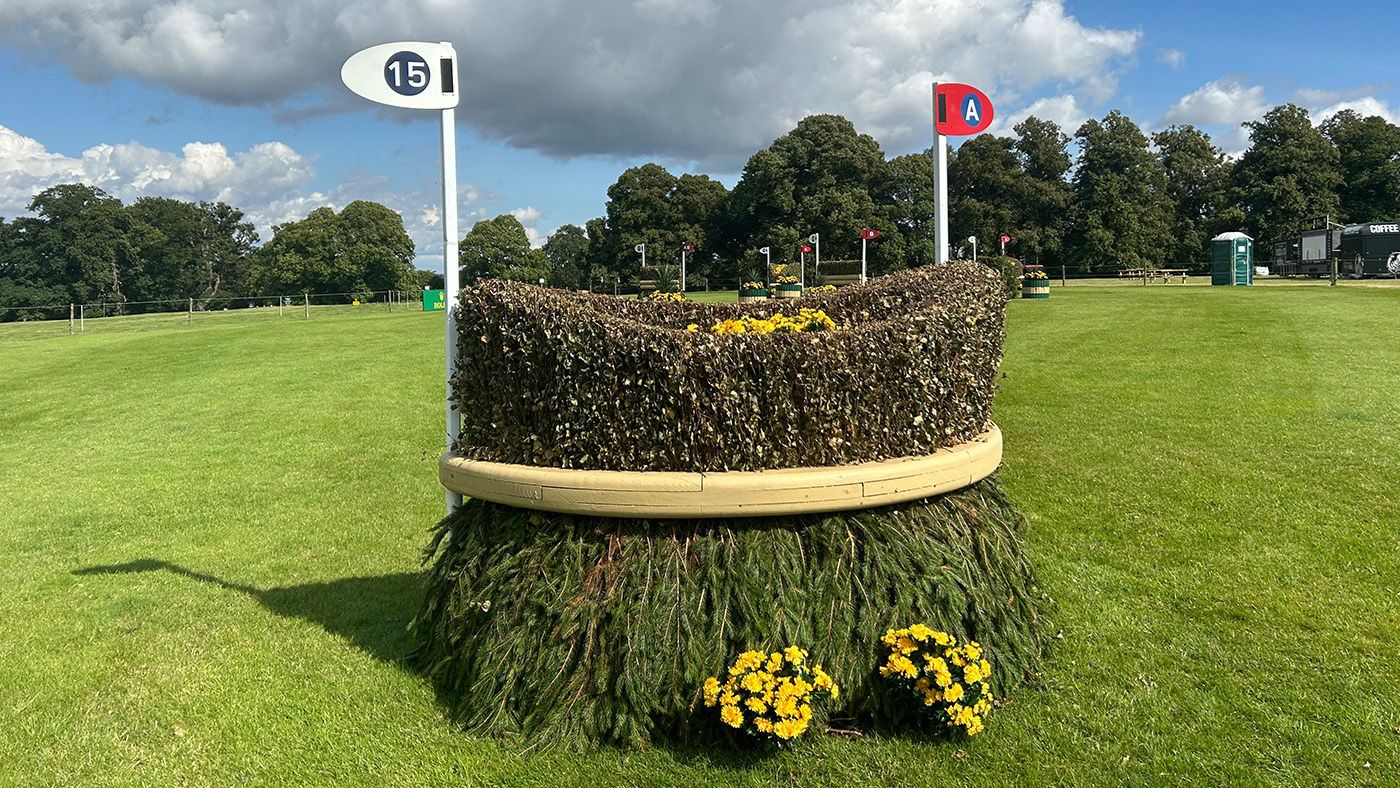 Burghley Horse Trials cross-country course