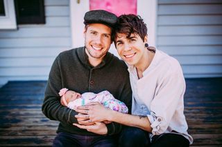 Same sex parents and baby