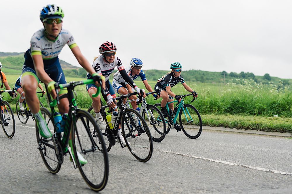 Stephanie Pohl (Cerv&eacute;lo Bigla) at Aviva Women's Tour 2016 - Stage 3