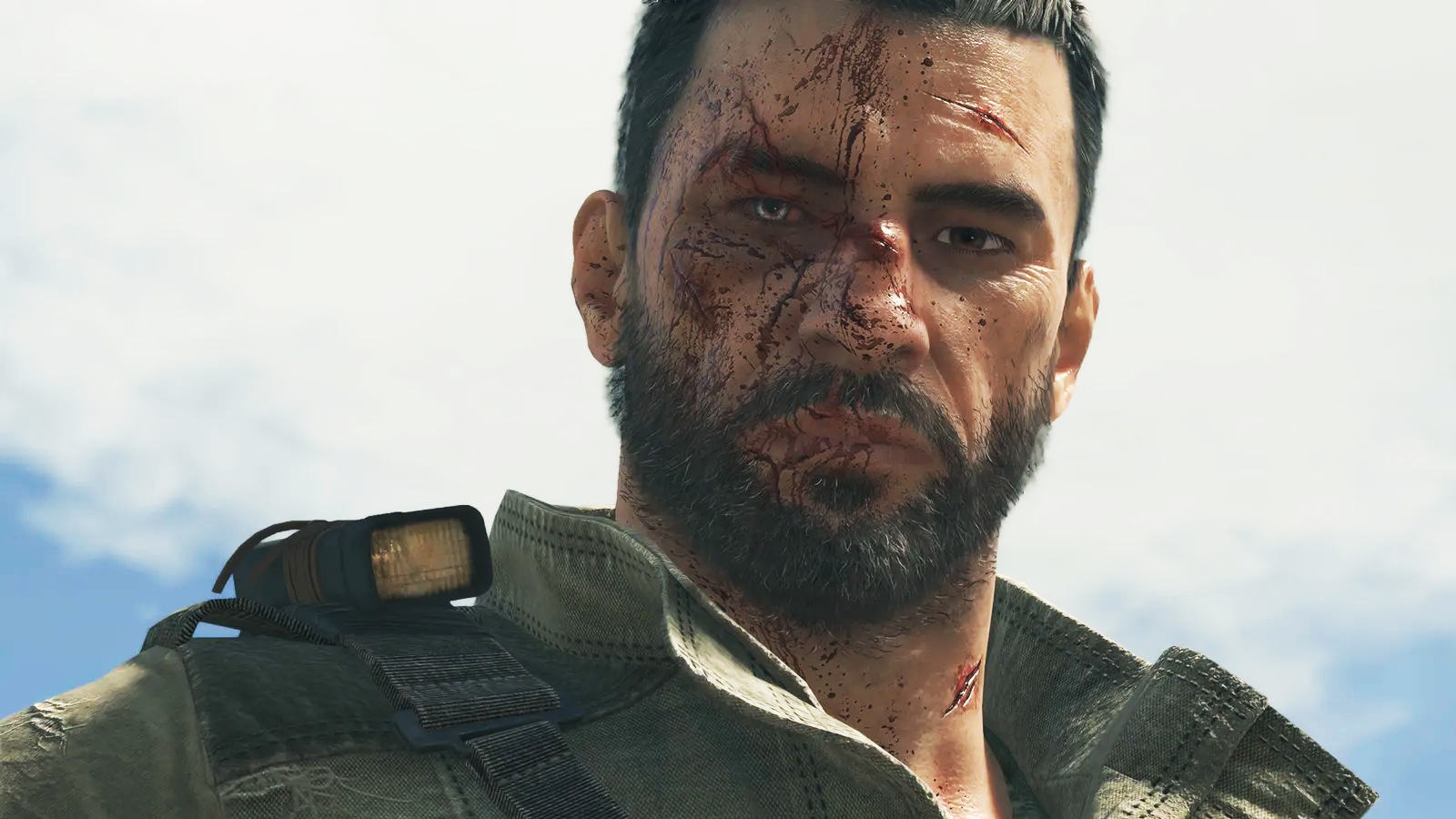 Kyle Crane looking bloody