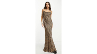 Mango x Camille cowl neck maxi dress with thigh split in leopard print
RRP: $129/£79.99
A long, maxi-length in leopard print gets a sexy twist with an open back. It's available in sizes XS to L.