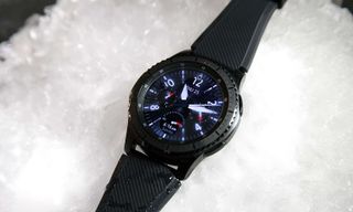 The Gear S3 is water- and ice-resistant. Credit: Sam Rutherford/Tom's Guide