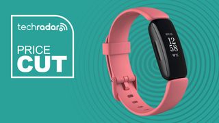 Fitbit Inspire 2 on techradar background