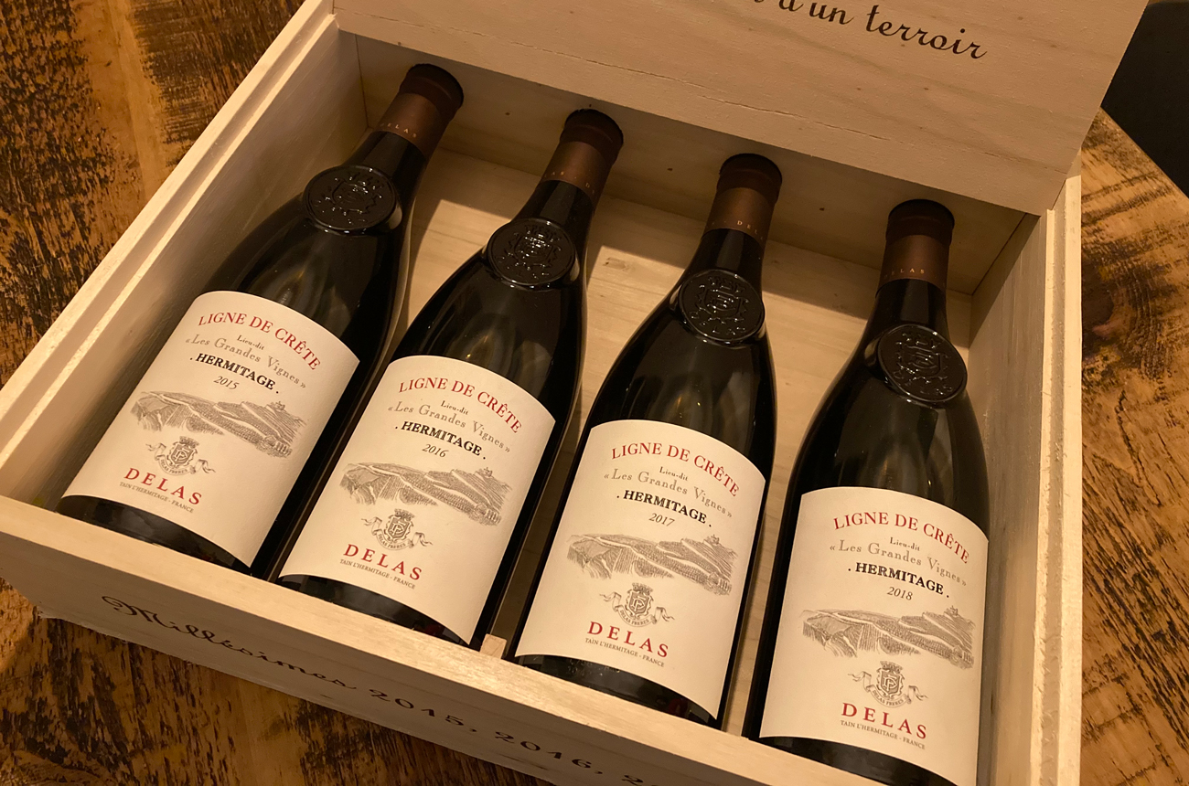 Delas, Ligne de Cr&ecirc;te, Hermitage, Rh&ocirc;ne, France, 2016
