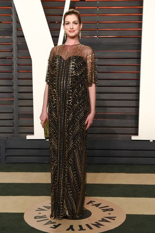 Anne Hathaway At The Oscar After Parties, 2016