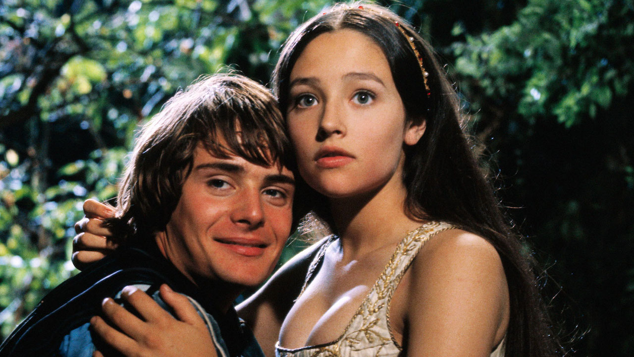 Leonard Whiting and Olivia Hussey in Romeo and Juliet