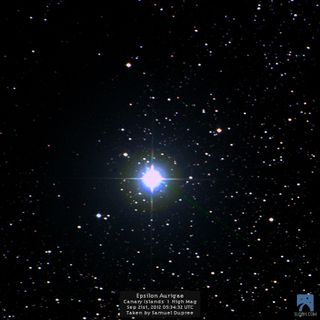 Star Epsilon Aurigae by Slooh Space Camera