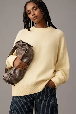 The Juno Crew-Neck Sweater by Pilcro