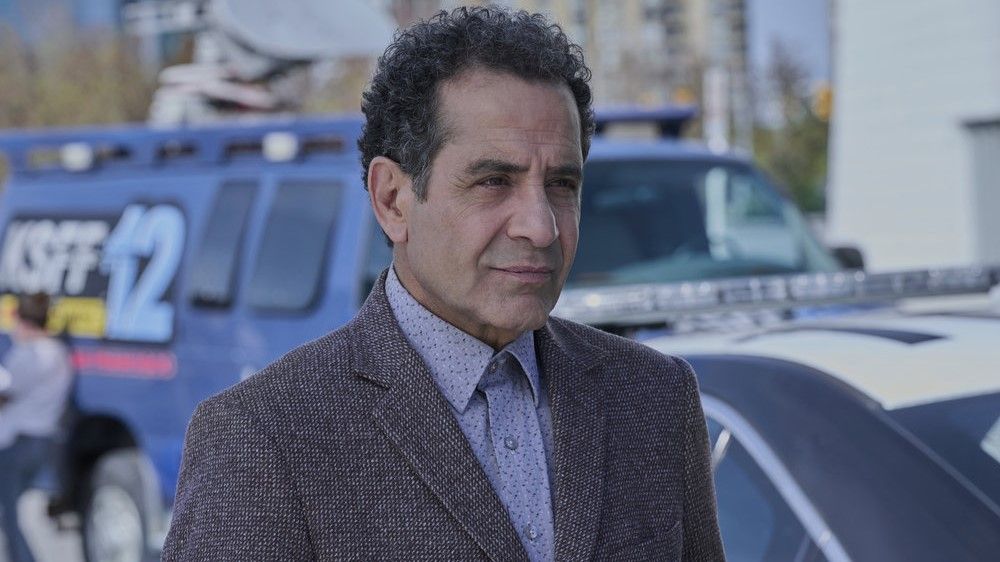 Tony Shalhoub as Adrian Monk in Mr. Monk’s Last Case: A Monk Movie