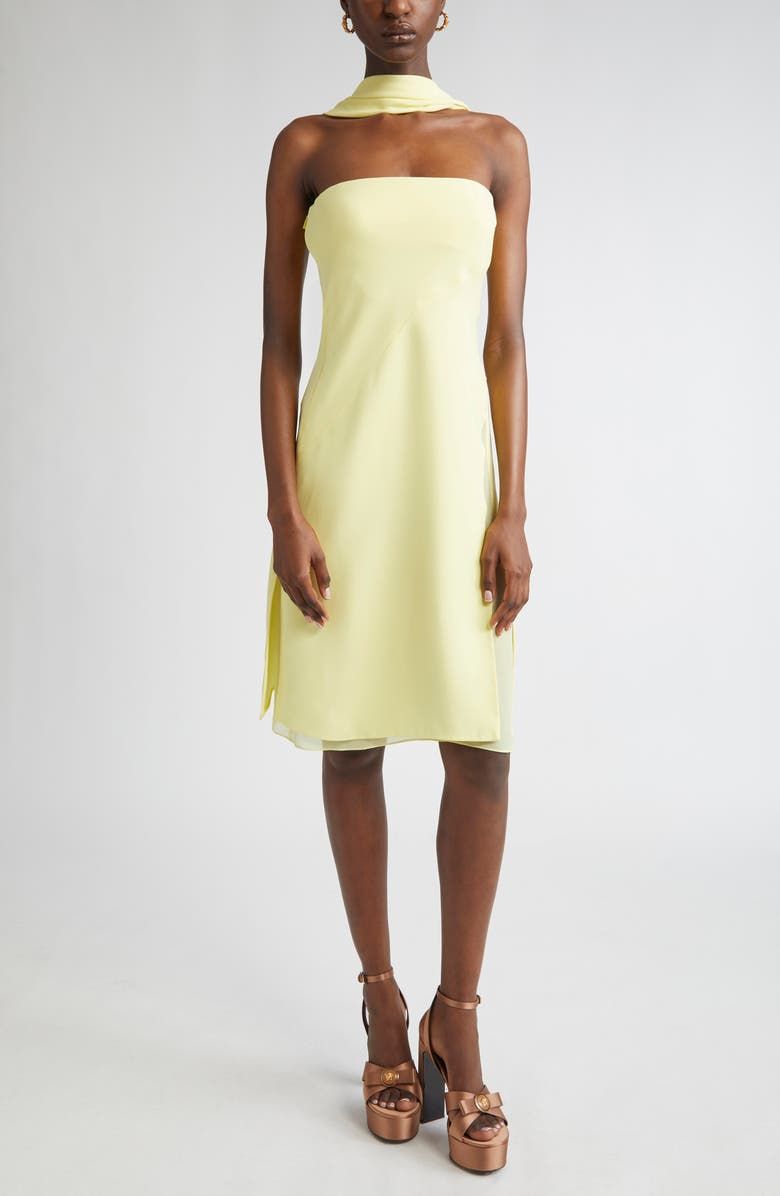 Silk Cady Cocktail Dress