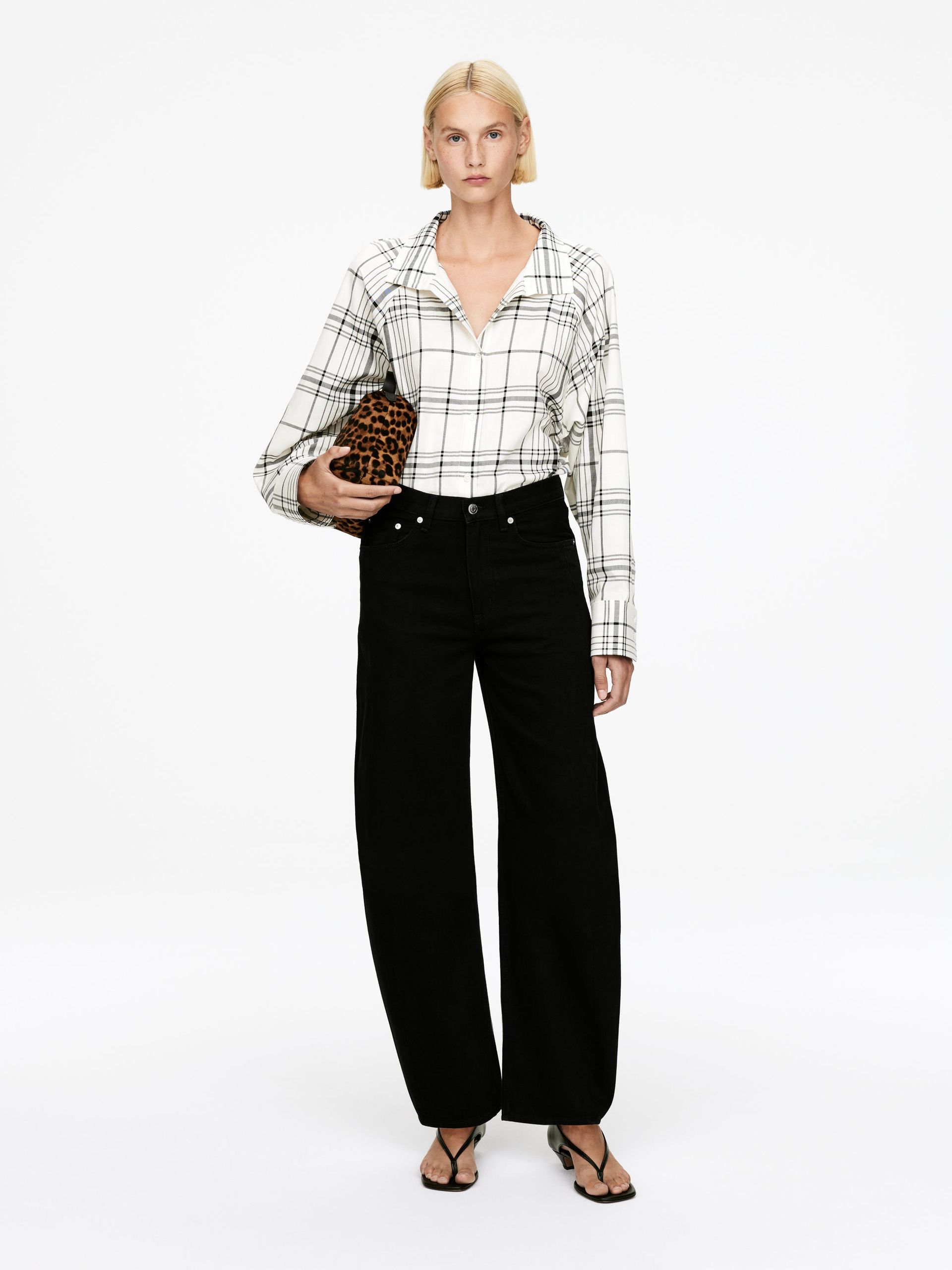 Bloom Barrel Jeans – Black – Women – Arket Gb