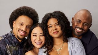 Jason Fordham, Mandie Taketa, Maile Brady and Wayne Brady on Wayne Brady: The Family Remix