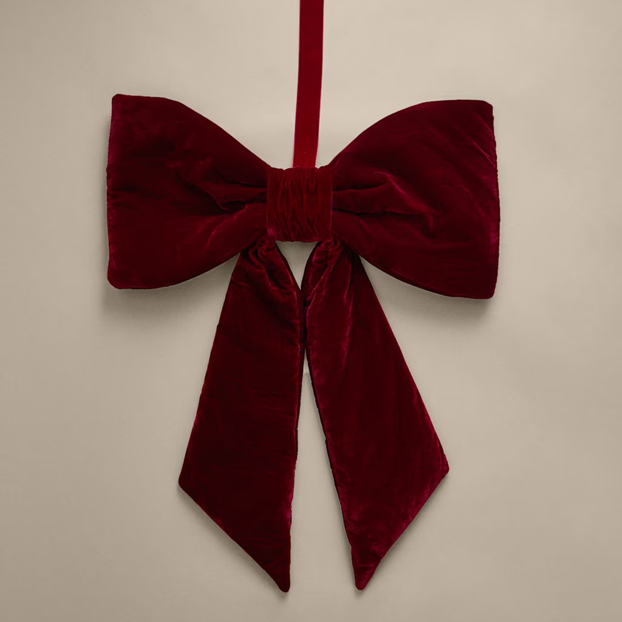 M&S Velvet Bow Decoration
