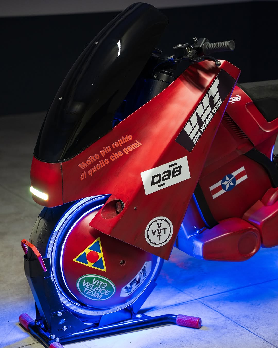 This one-of-one 3D-printed motorcycle is inspired by the 1988 film