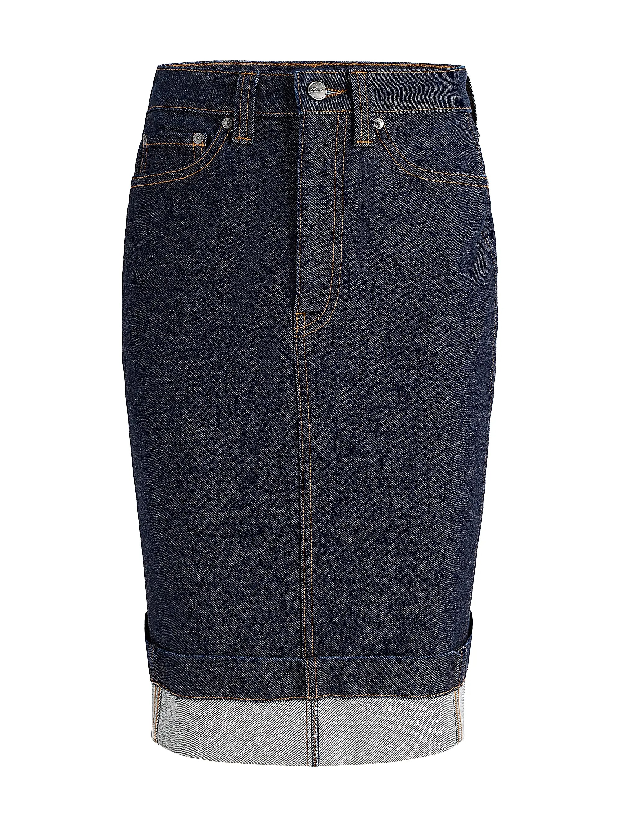 Zara + Wool-Blend Pencil Skirt