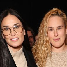 Demi Moore and Rumer Willis coordinate outfits at LA screening of environmental documentary.